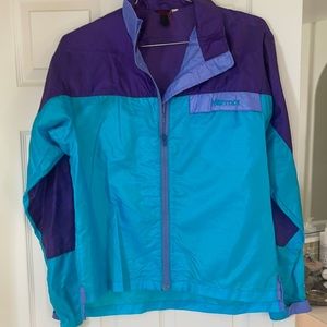 Marmot lightweight rip stop nylon zip jacket